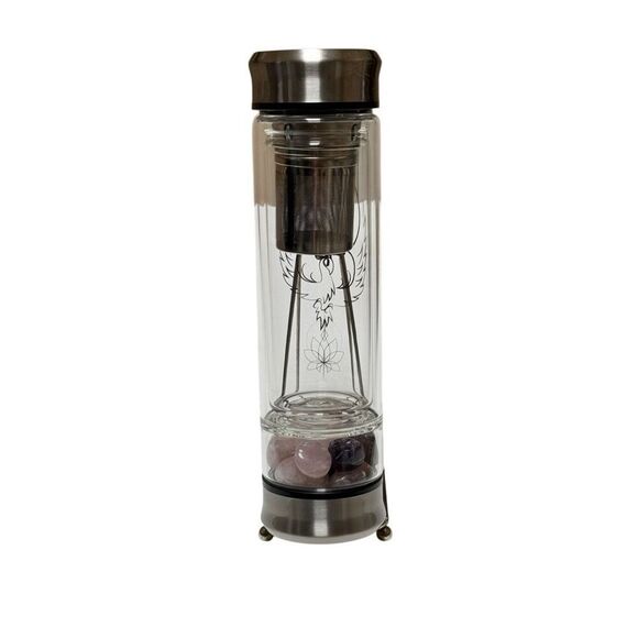Spirit of Phoenix-Crystal Infusion Drinking Bottle-With Crystals - Picture 3 of 15